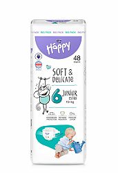 2x BELLA HAPPY Baby Plienky jednorazové Junior Extra Box 15+ kg 48 ks