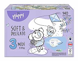 BELLA HAPPY Baby Plienky jednorazové Midi 5-9 kg Big Pack 70 ks