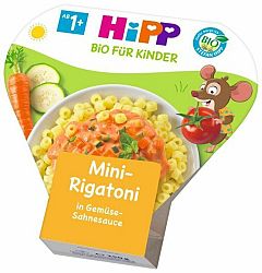 HIPP BIO Mini Rigatoni so zeleninou v smotanovej omáčke 250g