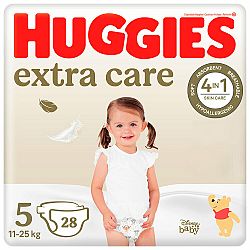 HUGGIES® Plienky jednorázové Extra Care 5 (12-17 kg) 28 ks