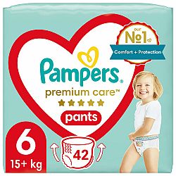 PAMPERS Nohavičky plienkové Premium Care Pants veľ. 6 (42 ks) 15 kg